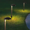 LED Outdoor Stake Lights - Stylish Waterproof Ground Lamps for Minimalist Gardens