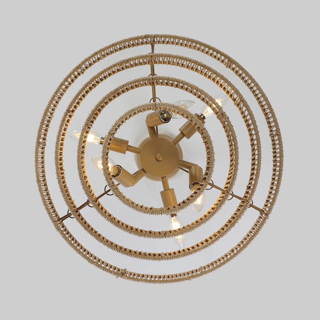 Japanese Zen Chandelier | Creative Ceiling Lights | Art-Inspired Design | Tranquil Home Decor | Unique Pendant Lighting