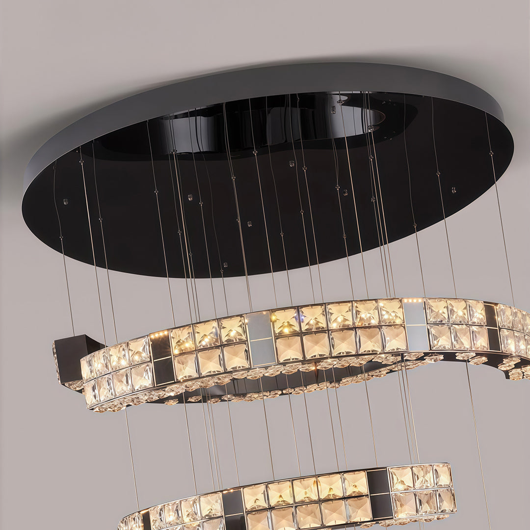 K9 Crystal Chandelier Modern Elegant Ceiling Light