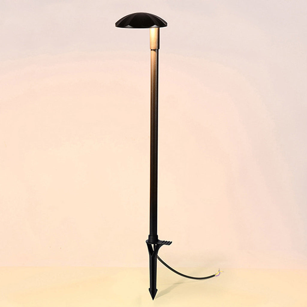 LED Outdoor Stake Lights - Stylish Waterproof Ground Lamps for Minimalist Gardens