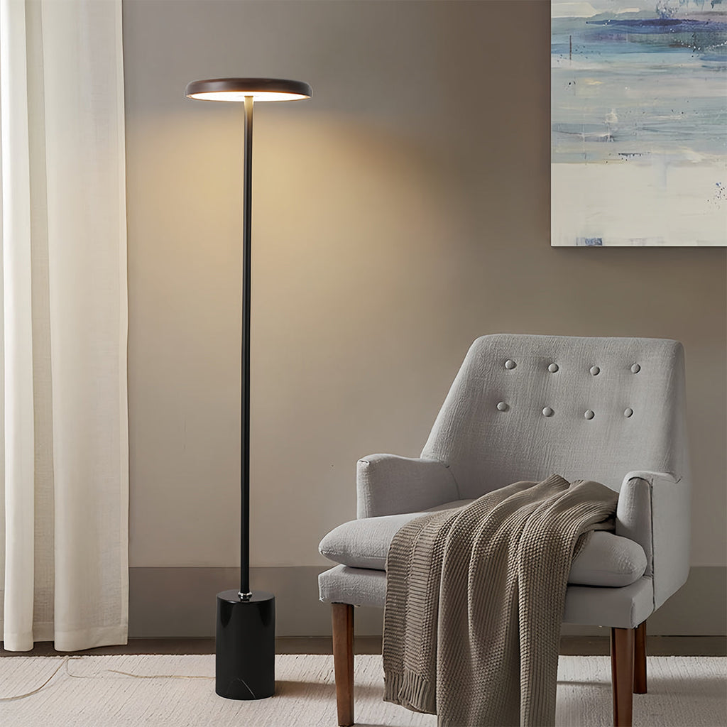 Minimalist Dimmable LED Floor Lamp - Modern Uplight Standing Light