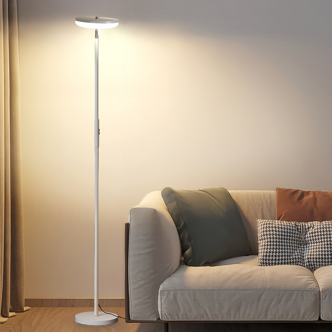 Uplight Floor Lamp with Ambient Reading Light and Downlight Function