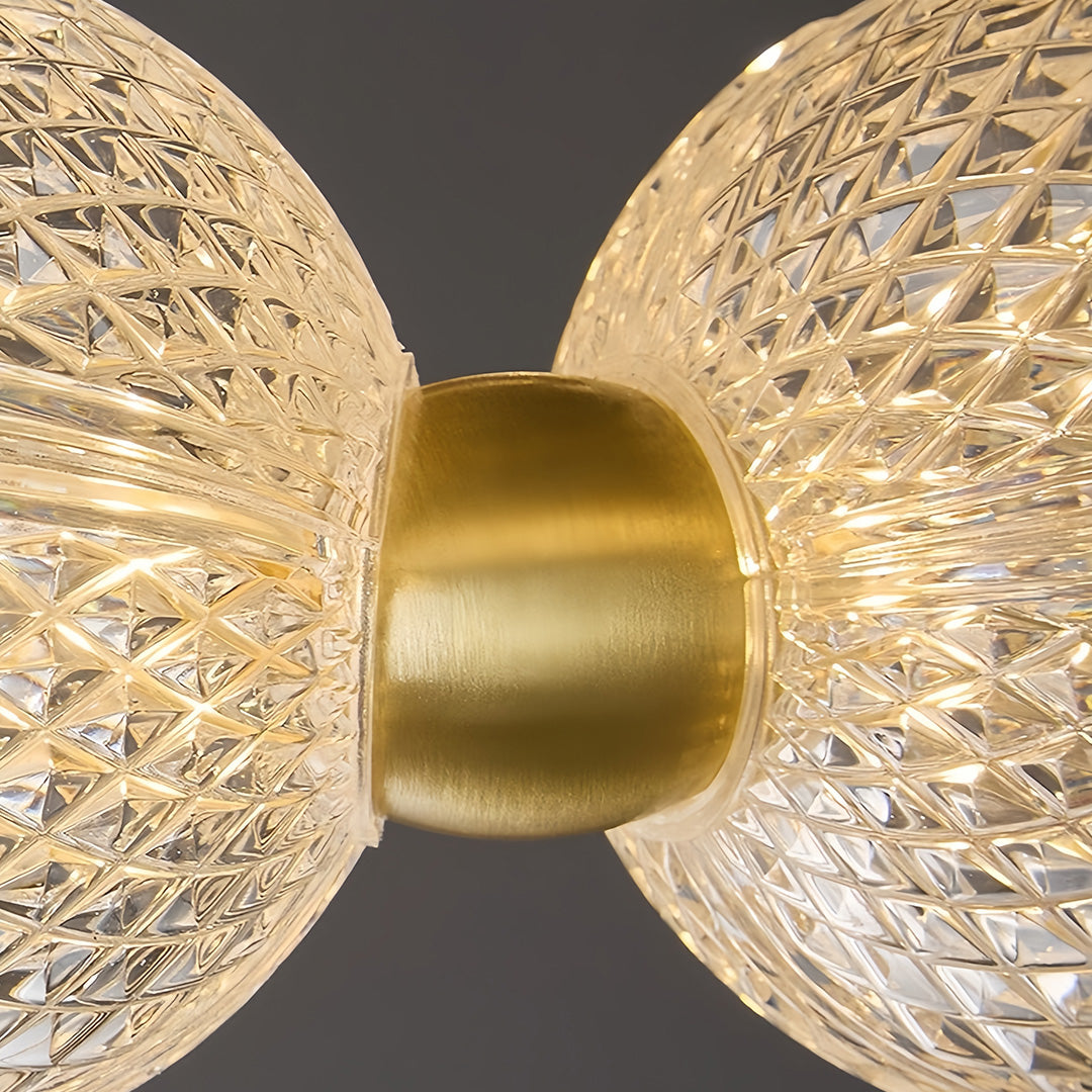 Minimalist Glass Shade Chandelier Luxury Island Light
