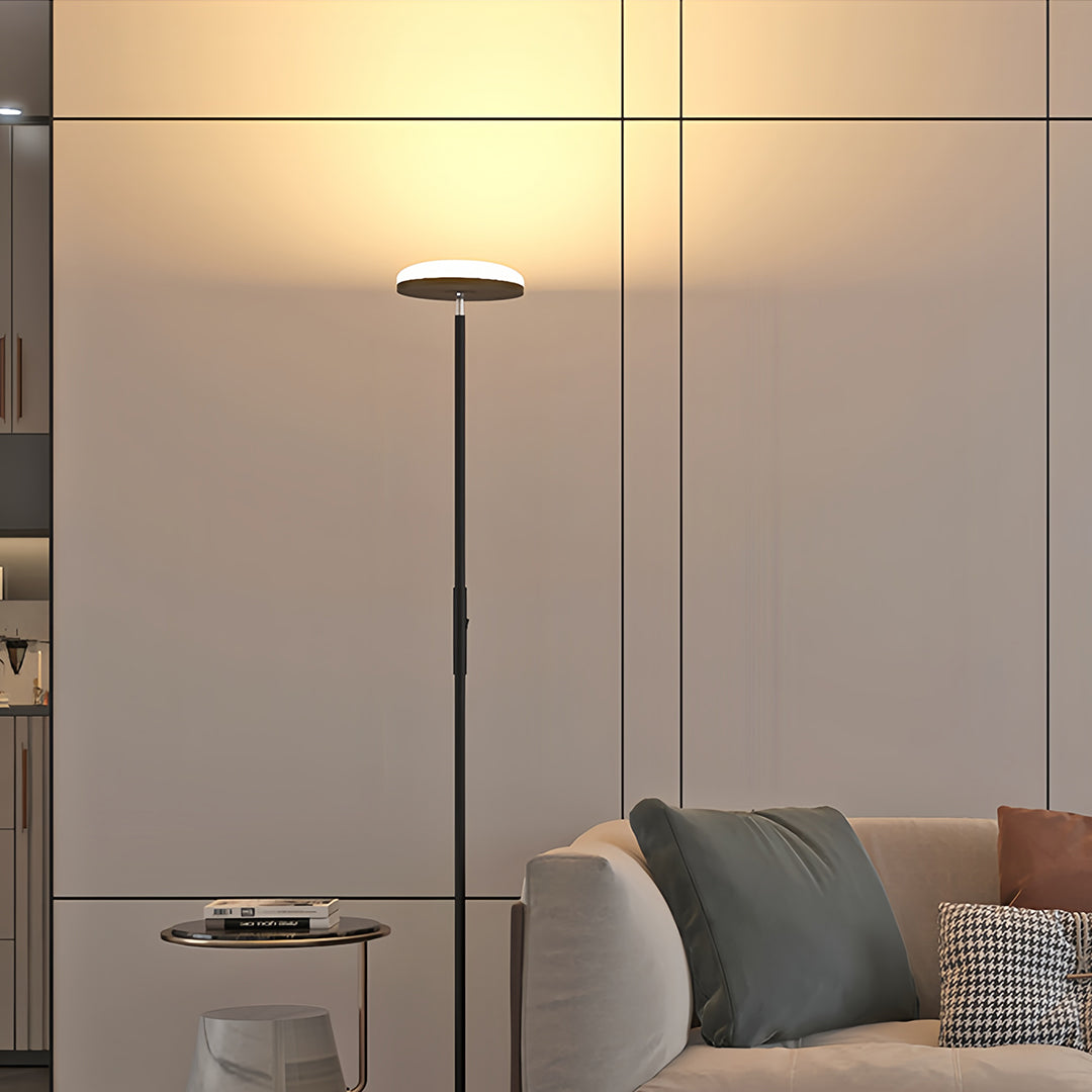 Uplight Floor Lamp with Ambient Reading Light and Downlight Function