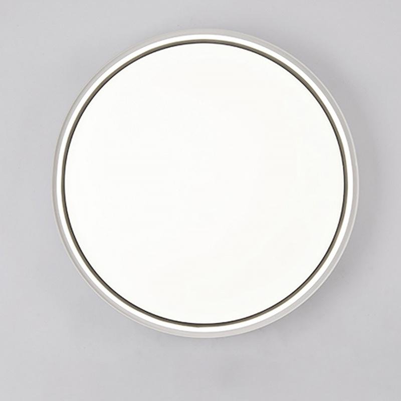 16" LED Acrylic Circle Flush Mount Light - Modern Edge Design