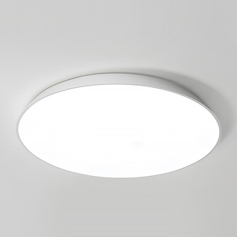Bowl Shaped Iron Acrylic Flush Mount Light for Study Living Room Bedroom