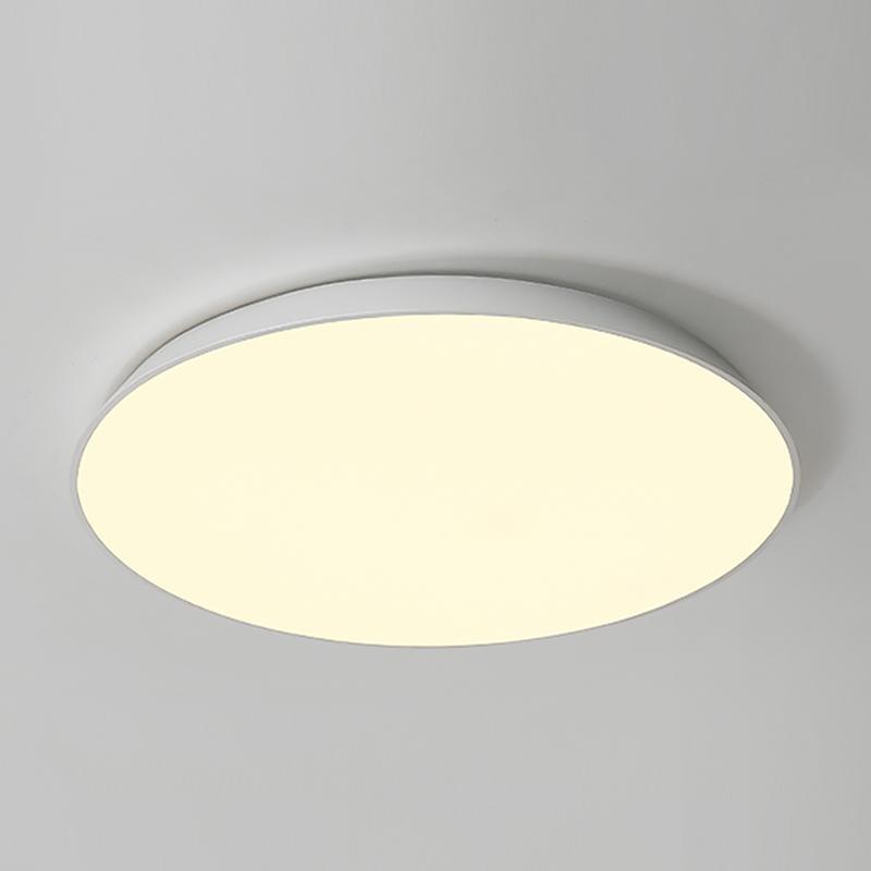 Bowl Shaped Iron Acrylic Flush Mount Light for Study Living Room Bedroom