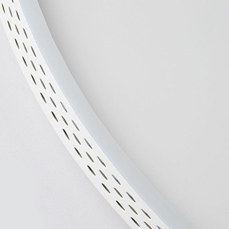 Modern Dimmable LED Flush Mount Ceiling Light with Hollow Edge