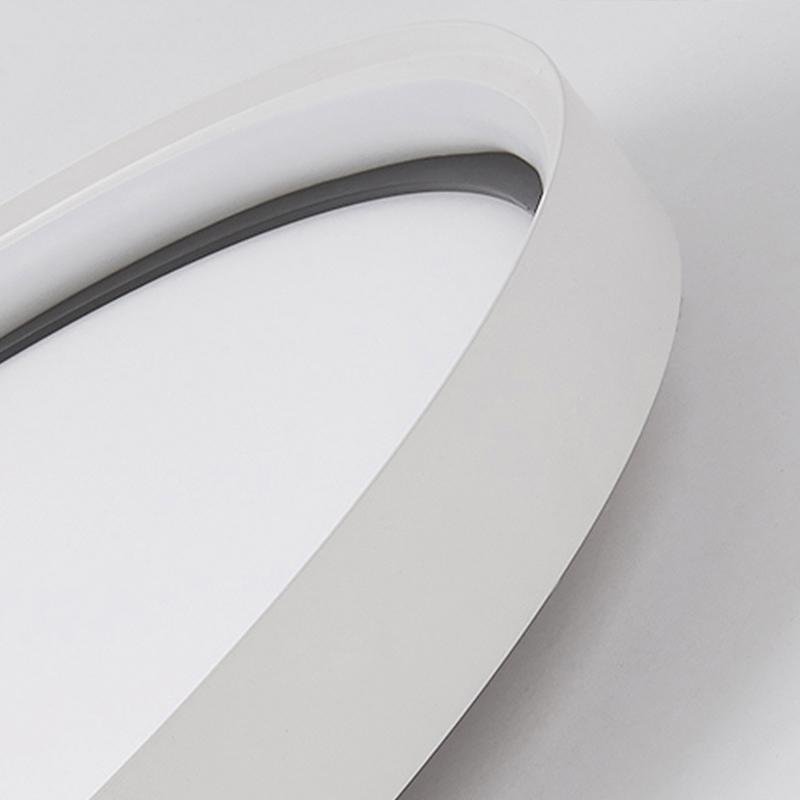 16" LED Acrylic Circle Flush Mount Light - Modern Edge Design