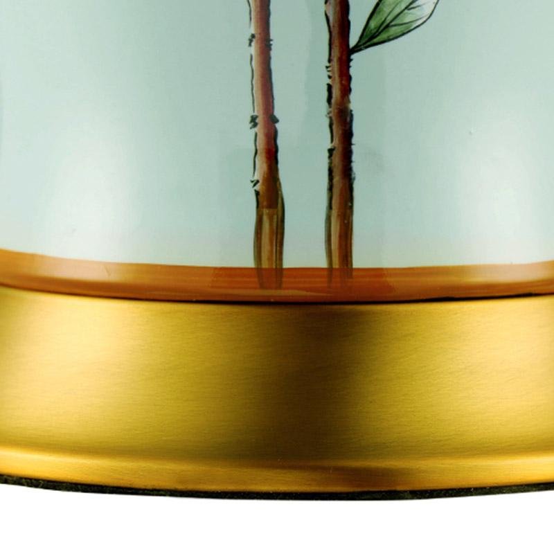 23 Inch Oriental Branches and Birds Porcelain Table Lamp - Elegant Home Decor, Chinese Inspired, Decorative Lighting, Fine Art Lighting, Unique Design, Handcrafted Ceramic Lamp, Living Room Accent, Gifts for Home.