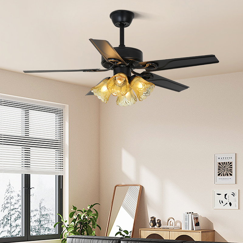 Traditional European Bell Shade Ceiling Fan Light for Living Room

Enhance your living space with our exquisite Traditional European Bell Shade Ceiling Fan Light. This elegant fixture seamlessly blends functionality and style, featuring a stunning bell-sh