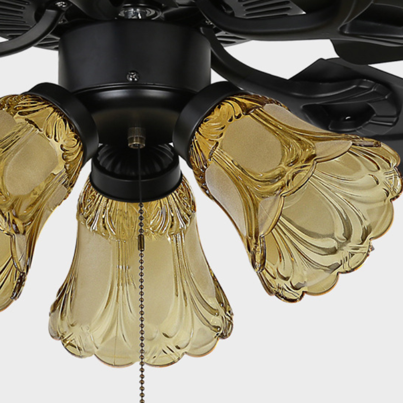 Traditional European Bell Shade Ceiling Fan Light for Living Room

Enhance your living space with our exquisite Traditional European Bell Shade Ceiling Fan Light. This elegant fixture seamlessly blends functionality and style, featuring a stunning bell-sh