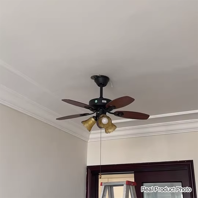 Traditional European Bell Shade Ceiling Fan Light for Living Room

Enhance your living space with our exquisite Traditional European Bell Shade Ceiling Fan Light. This elegant fixture seamlessly blends functionality and style, featuring a stunning bell-sh