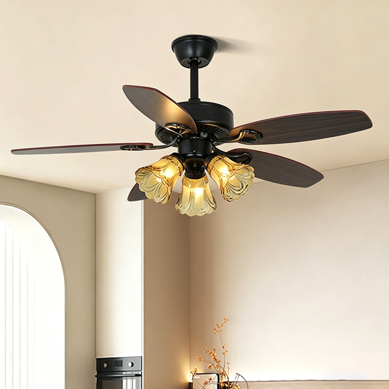 Traditional European Bell Shade Ceiling Fan Light for Living Room

Enhance your living space with our exquisite Traditional European Bell Shade Ceiling Fan Light. This elegant fixture seamlessly blends functionality and style, featuring a stunning bell-sh