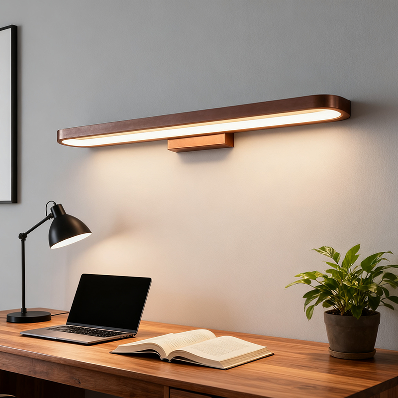 Modern Minimalist Circular Aluminum LED Wall Sconce for Bathroom Mirror
