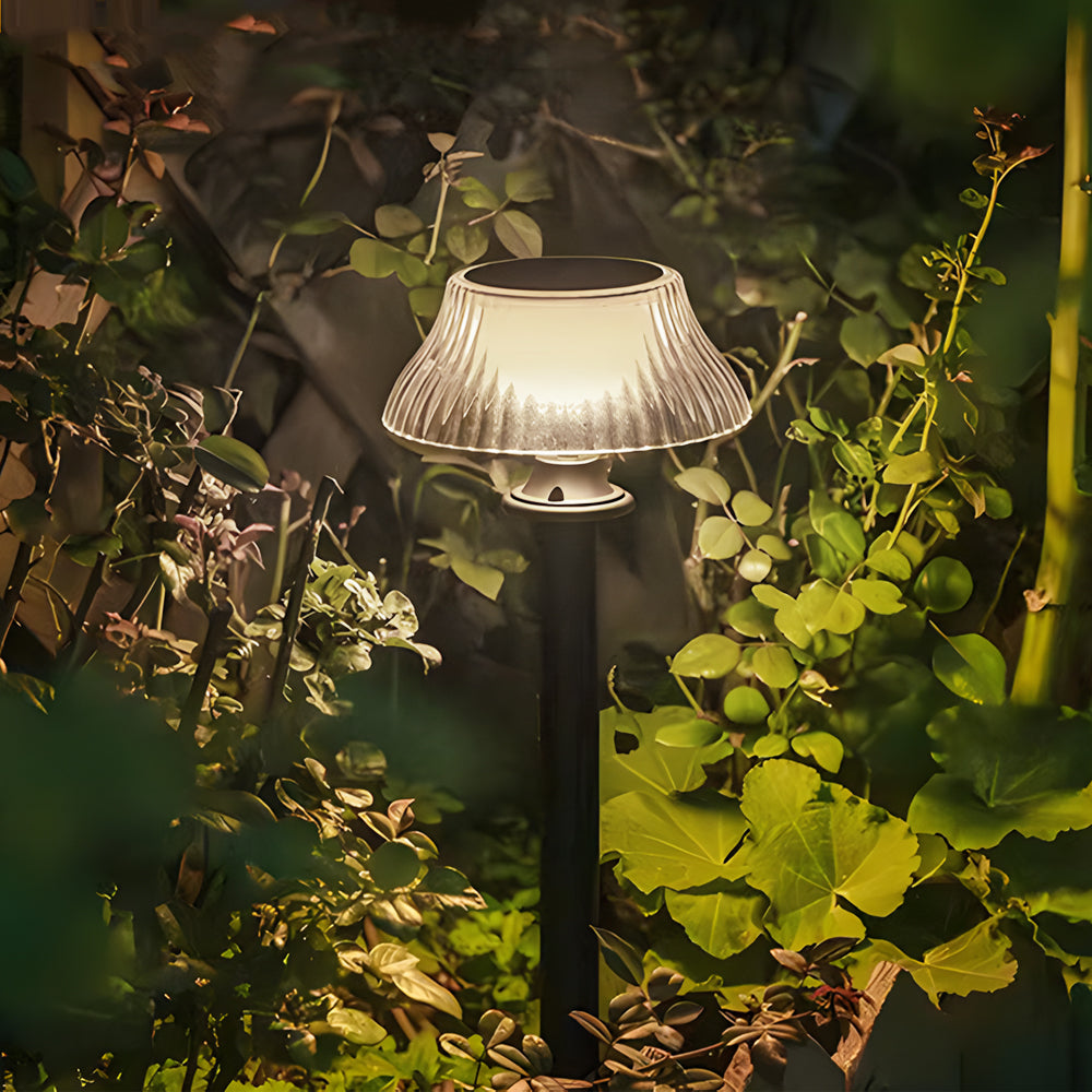 Vintage-Style Solar-Powered Waterproof Lawn Stake Light