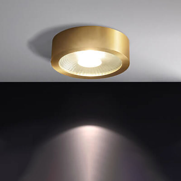 Modern Copper Ultra-thin LED Flush Mount Light for Hallway
