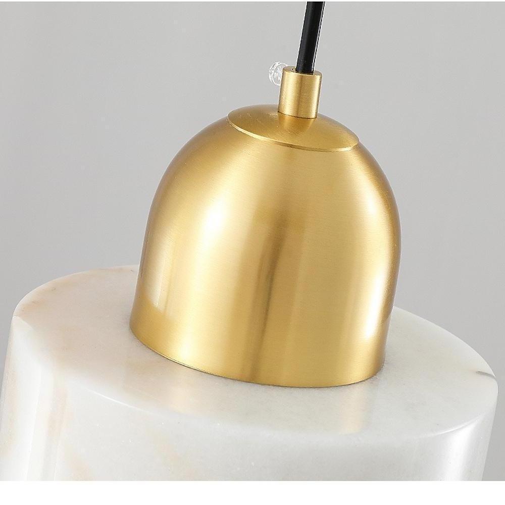 Modern Metal Marble Mini Pendant Light fixture Artistic Home Lighting
