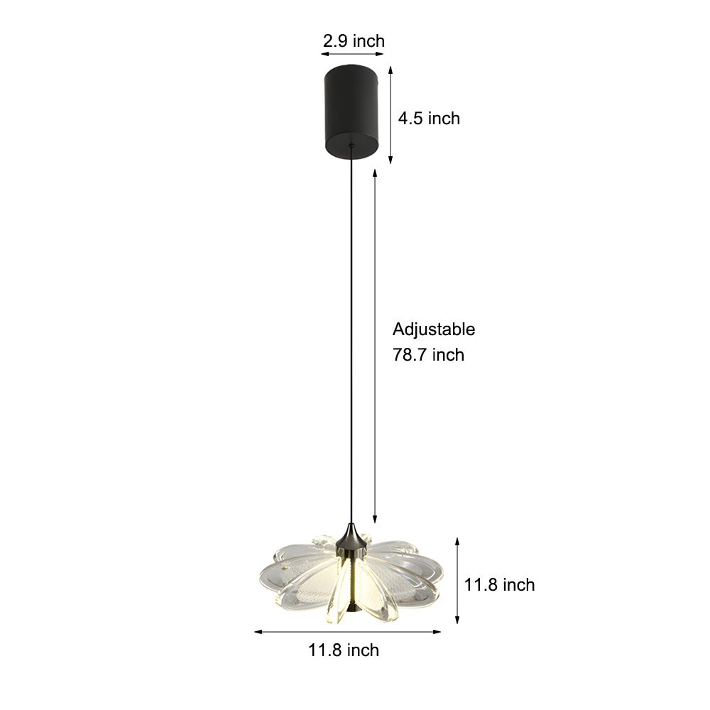 Acrylic Flower Pendant Light - Modern Luxury Lighting
