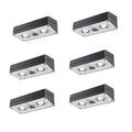 Solar-Powered Waterproof Multi-Color Square Wall Lights for Outdoors