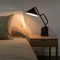 Black Metal Industrial LED Desk Lamp - Modern Study Lighting