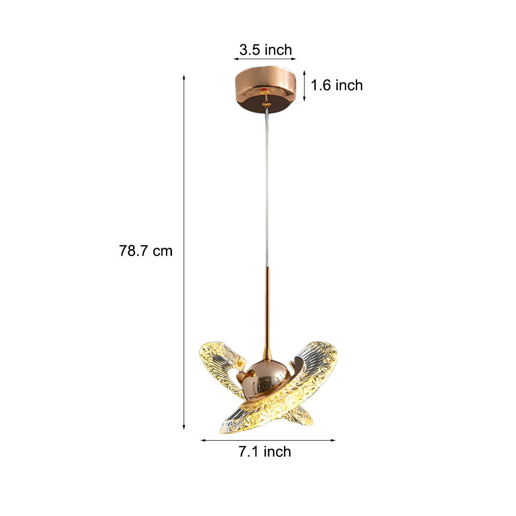 Adjustable LED Nordic Pendant Lights - Plated Mirror Metal Ball