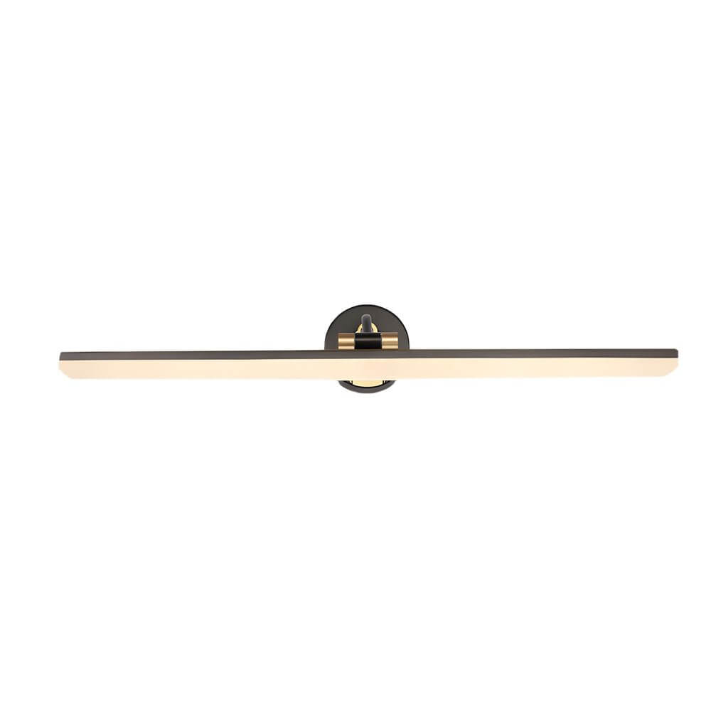 Adjustable LED Bathroom Vanity Mirror Light Rotatable Flat Bar Gold Black Finish Modern Wall Sconce Perfect Lighting for Makeup and Grooming Energy-Efficient Decorative Lighting Fixture Bathroom Decor Stylish Home Lighting Interior Design