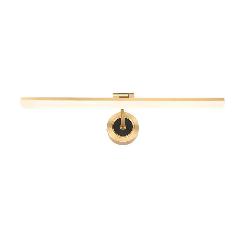 Adjustable LED Bathroom Vanity Mirror Light Rotatable Flat Bar Gold Black Finish Modern Wall Sconce Perfect Lighting for Makeup and Grooming Energy-Efficient Decorative Lighting Fixture Bathroom Decor Stylish Home Lighting Interior Design