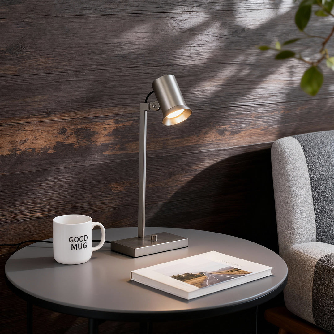 Italian-Style Metal Swing Arm Desk Lamp - Long Mechanical Design