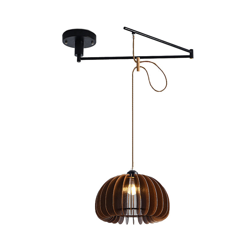 Adjustable Dimmable Swing Arm Pendant Light Fixture