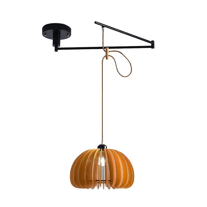 Adjustable Dimmable Swing Arm Pendant Light Fixture