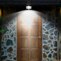 Adjustable Solar LED Wall Spotlight with Motion Sensor - Outdoor Lighting