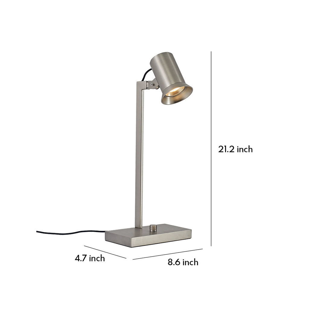 Italian-Style Metal Swing Arm Desk Lamp - Long Mechanical Design