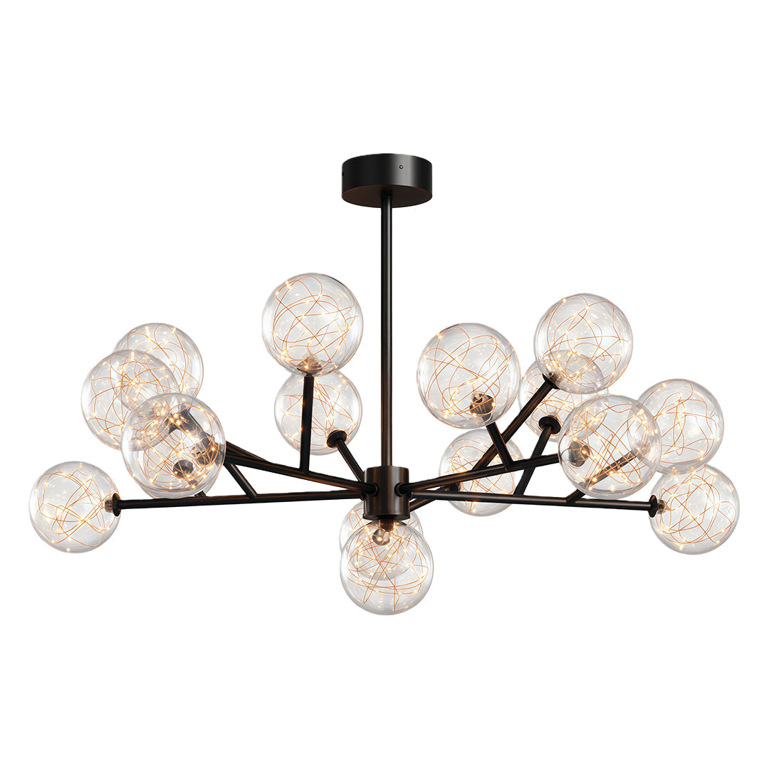 Modern Glass Globe Chandelier - Sky Star Ceiling Light