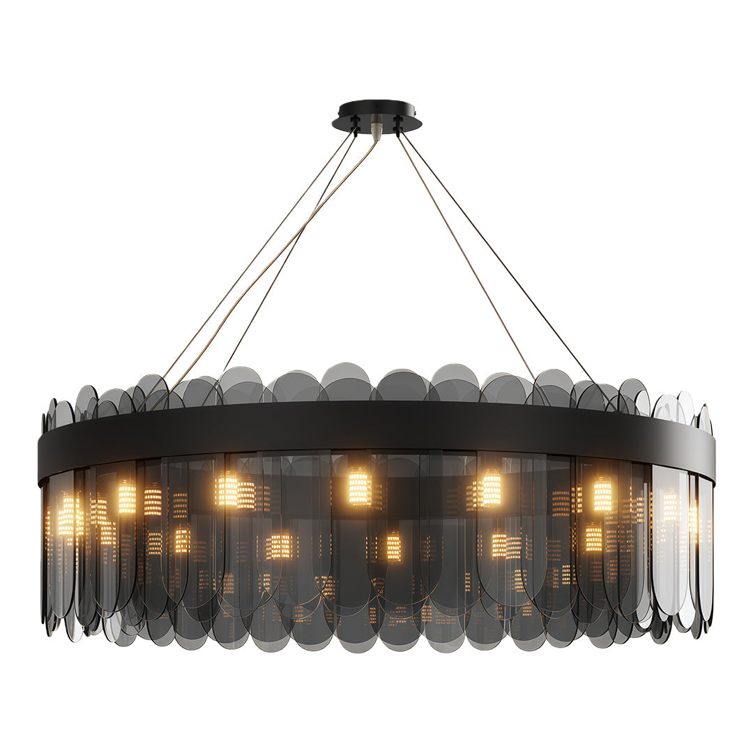 Modern Traditional Luxury Glass Chandelier Ceiling Light