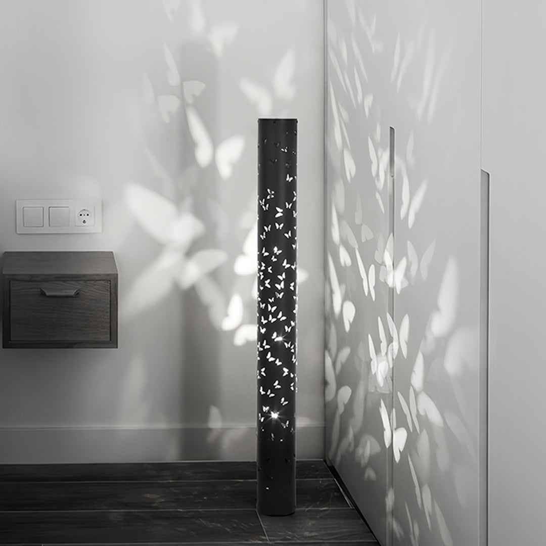 Butterfly Floor Lamp Ambient Projector Decorative Column Light