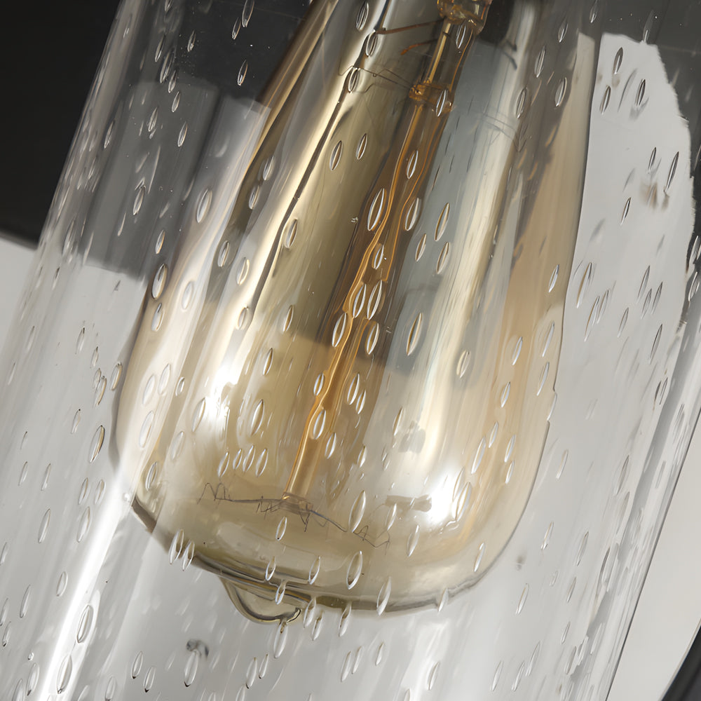Raindrop Glass LED Wall Light - Outdoor Sconce Fixture