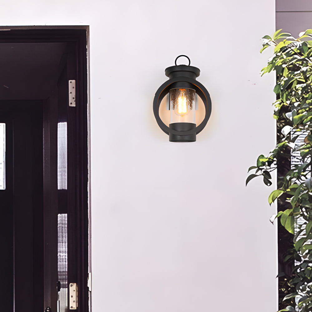 Raindrop Glass LED Wall Light - Outdoor Sconce Fixture