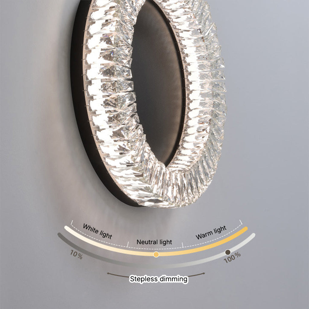 Black Ceiling Flush Mount Light - Italian LED Round Eye-Protecting Lamp