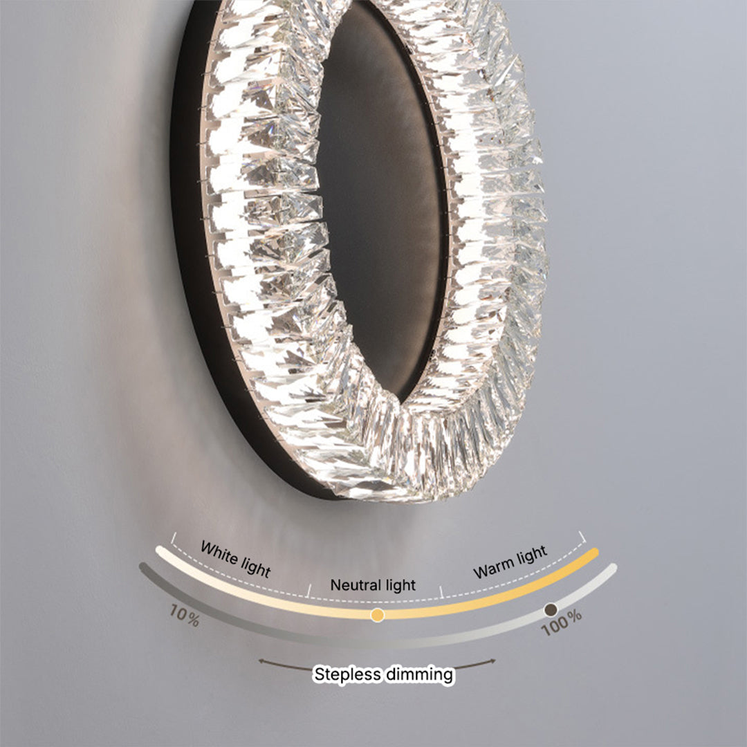 Black Ceiling Flush Mount Light - Italian LED Round Eye-Protecting Lamp