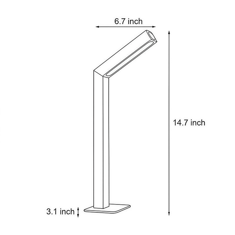 Nordic LED Desk Light - Dual Magnetic Touch Control Wooden Lamp