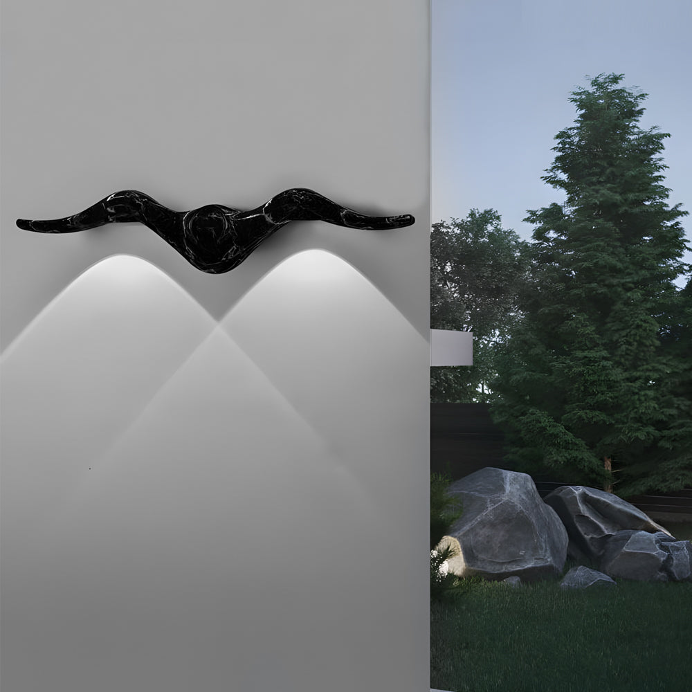 Seagull-Shaped Waterproof Outdoor LED Wall Light - Decorative Marine Style Light Fixture