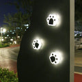 Animal Paw Step Solar Lights - Modern Outdoor LED Garden Illumination
