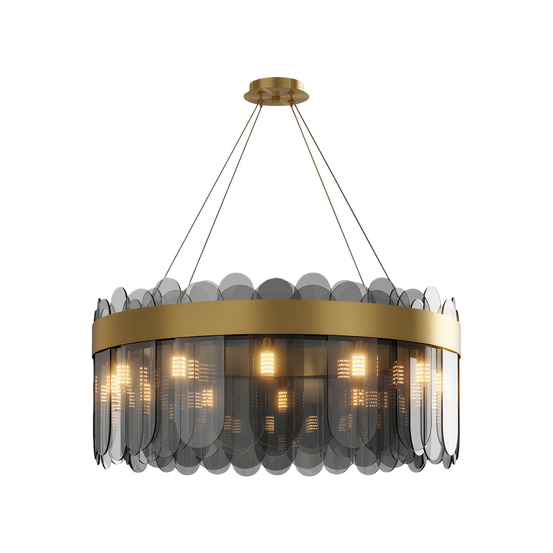 Modern Traditional Luxury Glass Chandelier Ceiling Light