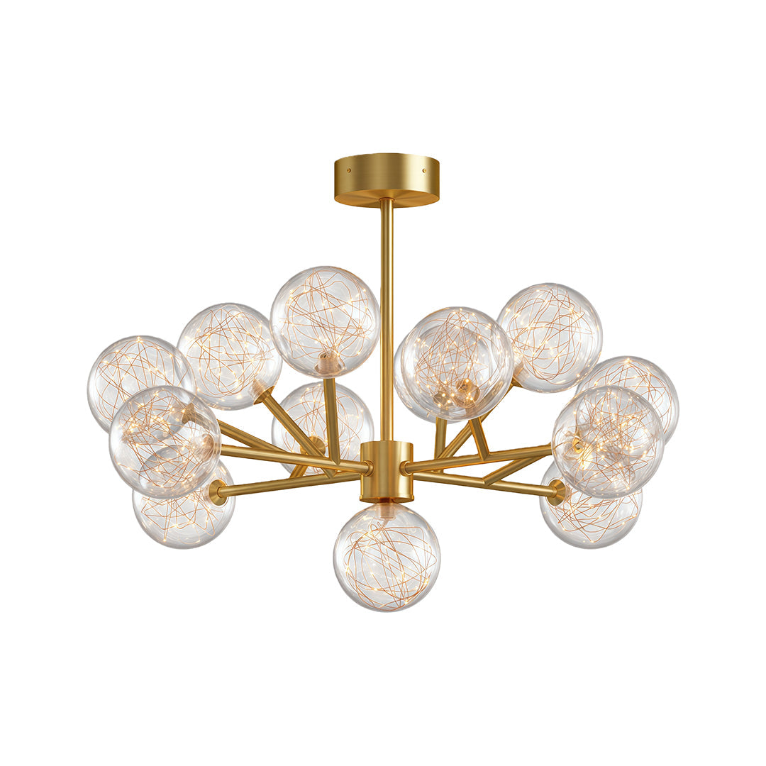 Modern Glass Globe Chandelier - Sky Star Ceiling Light