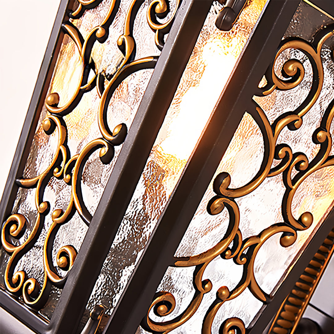 Antique Waterproof Outdoor Wall Sconce - European Lantern Design