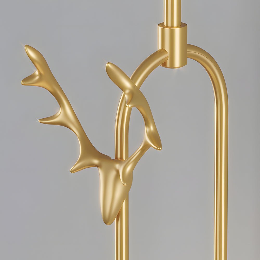 Dimmable LED Modern Pendant Light - 3 Step Dimming Antlers Decor Ring