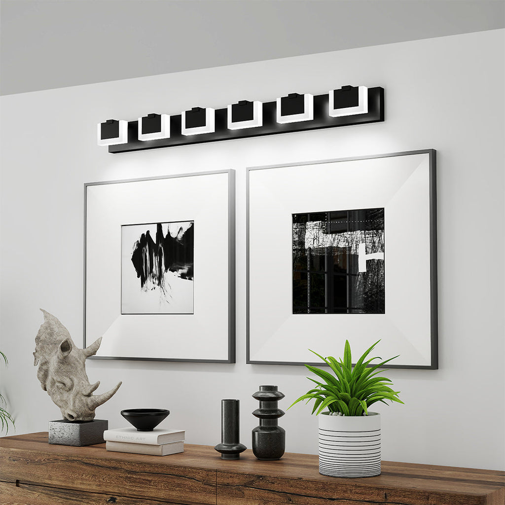 Nordic Chrome Bathroom LED Vanity Lights, Modern Mirror Light Fixture, Energy-Efficient Lighting, Adjustable Brightness, Stylish Wall Sconces for Makeup and Grooming, Contemporary Home Decor, Sleek Design for Bathrooms and Dressing Tables
