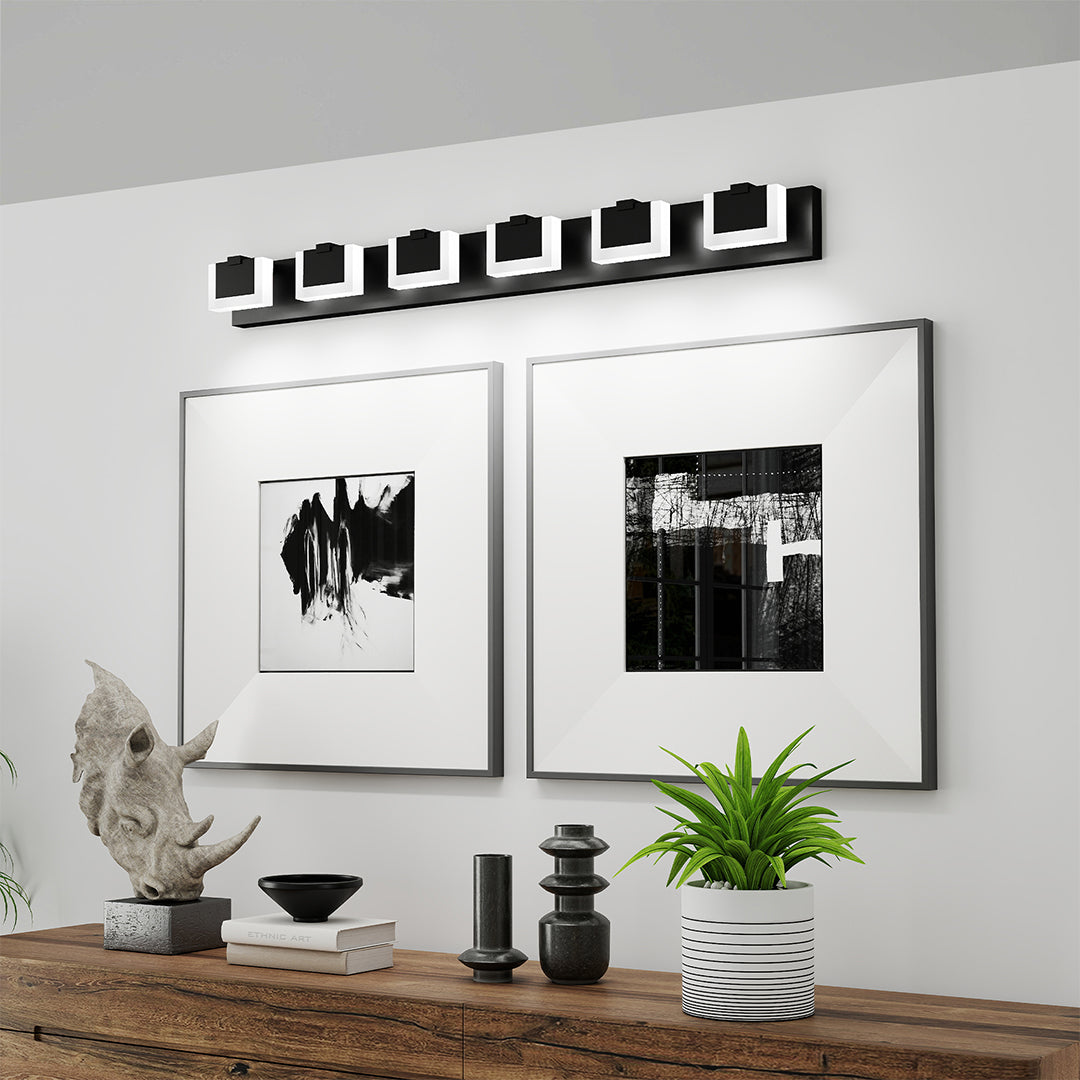 Nordic Chrome Bathroom LED Vanity Lights, Modern Mirror Light Fixture, Energy-Efficient Lighting, Adjustable Brightness, Stylish Wall Sconces for Makeup and Grooming, Contemporary Home Decor, Sleek Design for Bathrooms and Dressing Tables