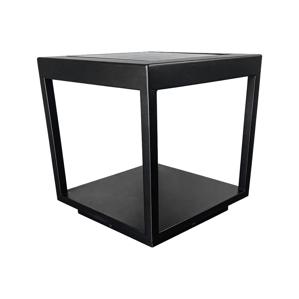 Concrete Pillar LED Light - Modern Open-Frame Square Design